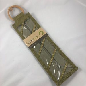 True Tote Jute Wine Bottle Bag